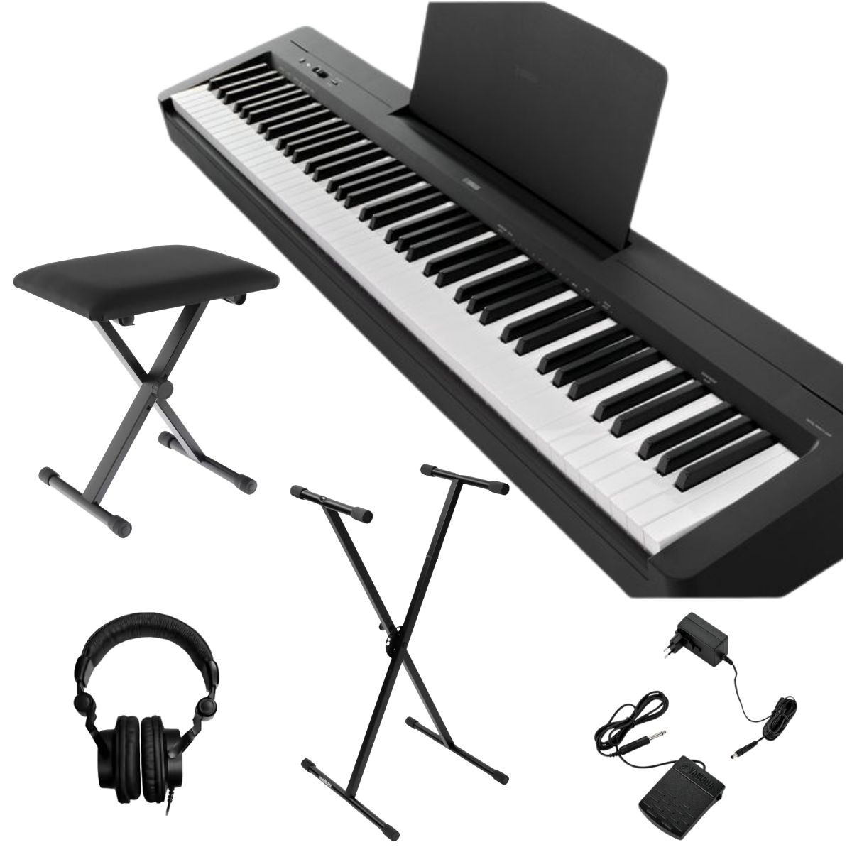 Pack complet – Piano numérique – Yamaha P-145